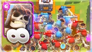 SCHELETRI GIGANTI INFINITI | LAPIDE GIGANTE | TROLL | Clash Royale ITA