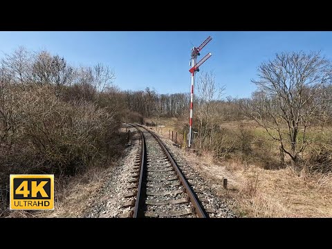 Train Driver's view / Pohled strojvedoucího na trať MĚSTEC KRÁLOVÉ - KŘINEC