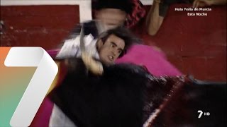 Cogida al Lagartijo en Calasparra