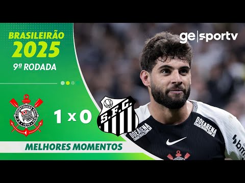 Gols e lances de Corinthians x Santos