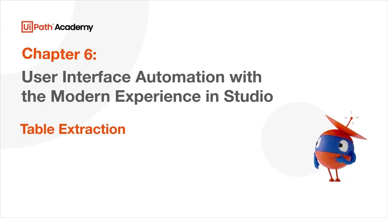 Table Extraction