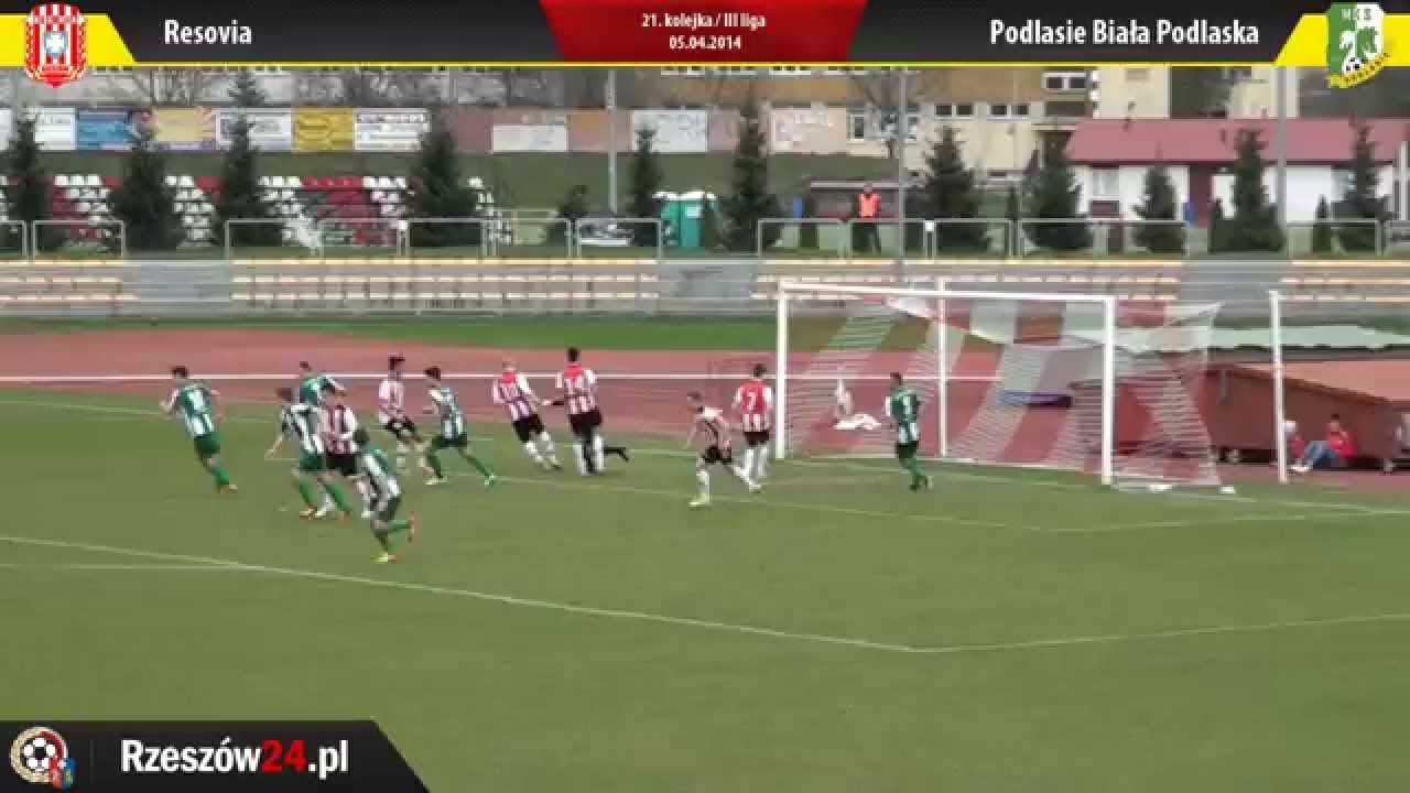 Resovia - Podlasie Biała Podlaska 4-0 [WIDEO, GOLE]