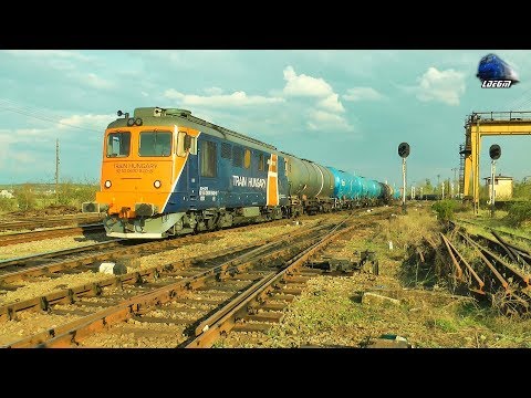 LDE2100 60-0840-8 TRAIN HUNGARY&Marfar GFR Tanker Train in Gara Episcopia Bihor Station 09 Apr 2019