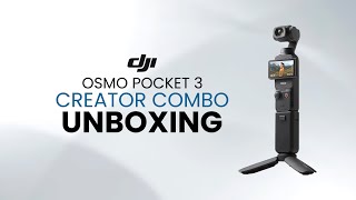 DJI Osmo Pocket 3 Creator Combo unboxing