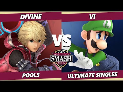 Virtuocity 2022 - Divine (Shulk) Vs. Vi (Luigi) SSBU Ultimate Tournament