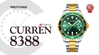 Curren 8388 Green Rolex Like illuminating Dial Steel Watch Teaser Video