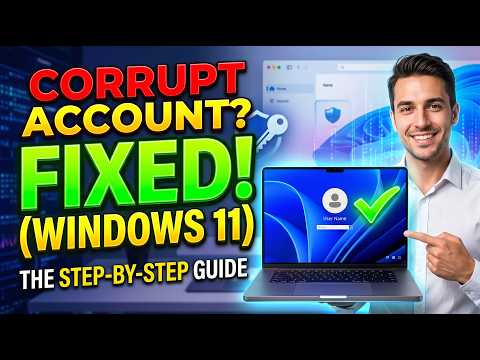How to Fix a Corrupt User Account in Windows 11 (No Registry Edits)