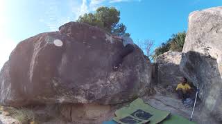 Video thumbnail of Problem 14 (Albagés - El Turonet), 6b. El Cogul