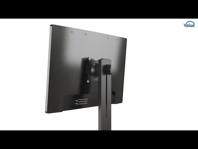VALUE 17.99.1179 Soporte monitor de mesa VESA 75 x 75 a 100 x 100 mm máx. 8 kg video