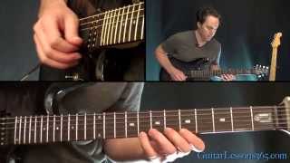 Rock and Roll All Nite Guitar Lesson Pt.2 - Kiss - Solo