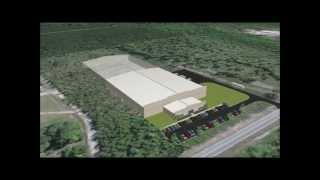 preview picture of video 'Brantley County Industrial Park - Spec Building Concept'