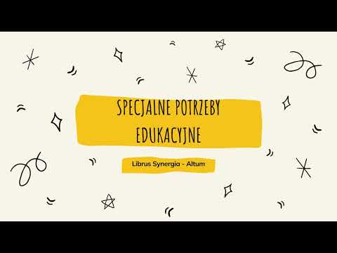 Librus Synergia - specjalne potrzeby edukacyjne
