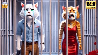 How The revenge plan of kitten and mother after the betrayal of cat father💥 #story #catshorts#aicat