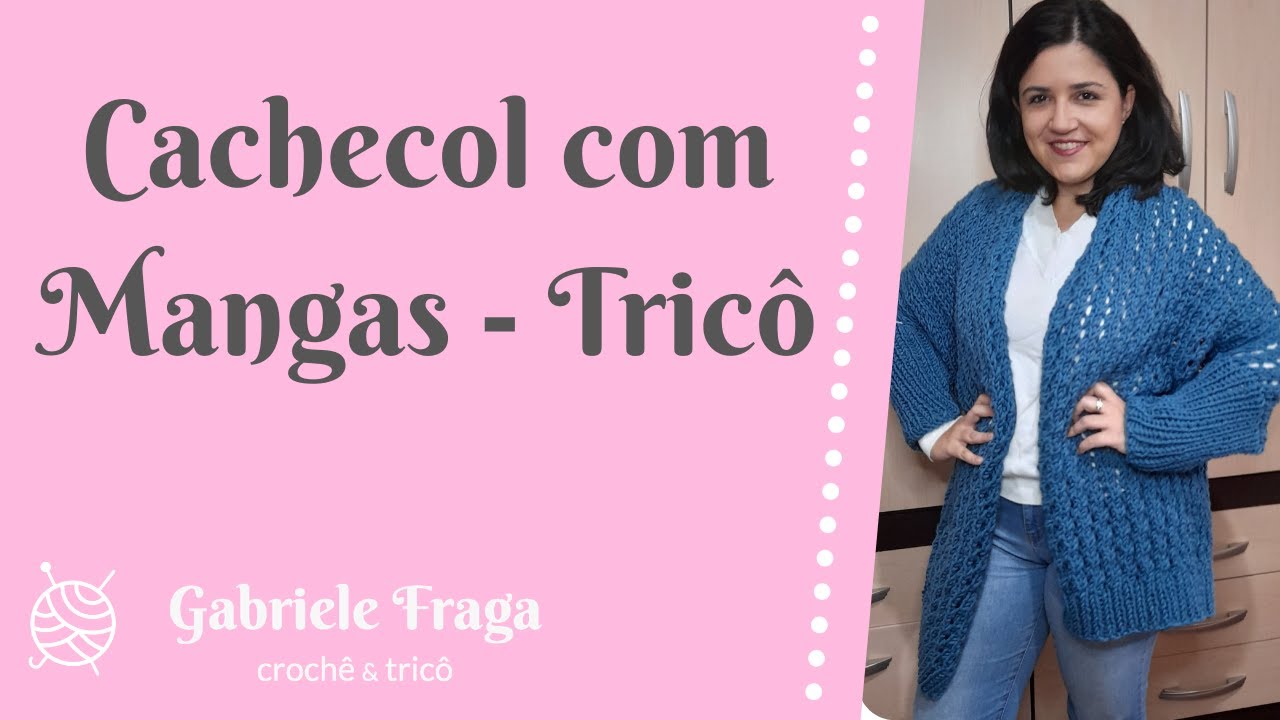 Cachecol com Mangas Tricô