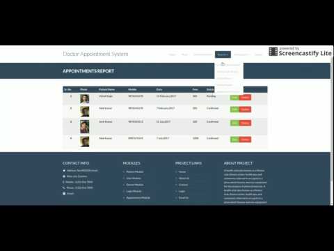 Doctors Appointment System Python Django Project Tutorial Python Crud Project