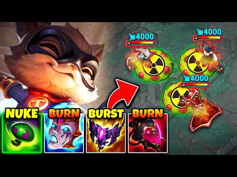 This Teemo build gives you NUCLEAR SHROOMS... (MAXIMUM DAMAGE)