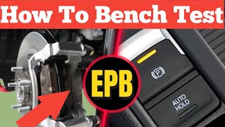 how to test ELECTRONic Parking Brake