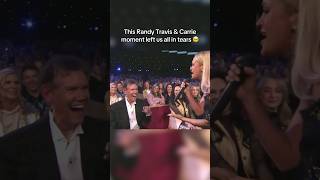 Randy &amp; ​⁠@carrieunderwood brought us to tears sharing this moment together #Opry100 #CountryMusic
