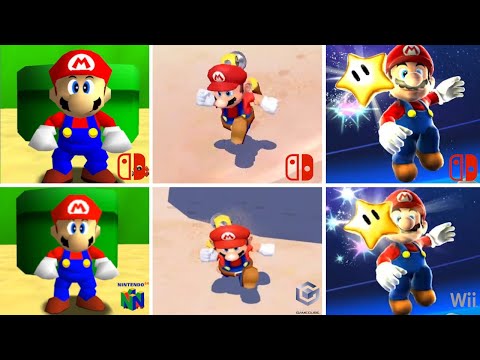 Super Mario 3D All-Stars Comparison - Switch vs Original -