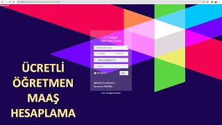 Ücretli Öğretmen Maaş Nasıl Yapılır? (K12 Mos Sisteminde)