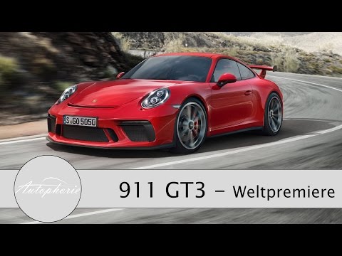 Weltpremiere Porsche 911 GT3 - Die Rückkehr des Schaltgetriebe #GIMS - Autophorie