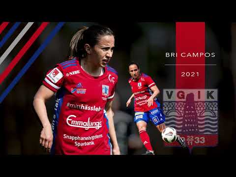 Bri Campos | Midfielder | Vittsjö GIK | Damallsvenskan | Mid-Season Highlights