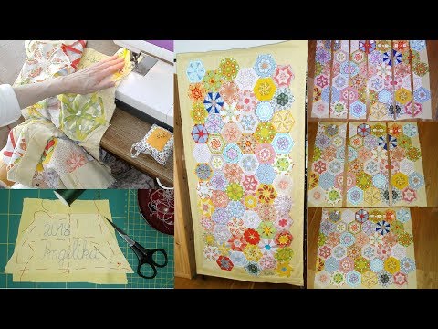 Patchwork – Kaleidoskopdecke nähen –  Decke fertigstellen und aufhängen