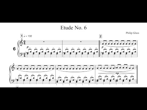 Philip Glass - Etude No. 6 [Yuja Wang]