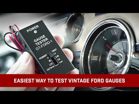 Vintage Ford Gauge Tester: Temperature, Fuel, Oil - Are They Accurate?