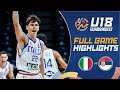 Italy Vs Serbia Highlights FIBA U18 EuroBasket 2025