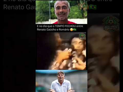 Quando o Futebol Era Raiz-Renato Gaúcho x Romário no meio do jogo!