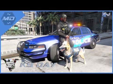 K9 DAY - VEHICLES RACING | GTA 5 LSPDFR MOD