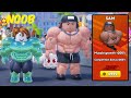 NOOB With Most OP Trainer In Gym Star Simulator