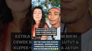 Download lagu PORTER RINJANI INI BIKIN CEWEK BULE POLAND JATUH CINTA,SAMPAI AJAK DOI NIKAH! #kisah #shorts #bule mp3