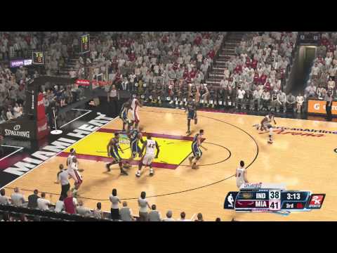 NBA 2K14 ( Xbox One ) Miami Heat vs. Pacers - Game 2 - FINAL