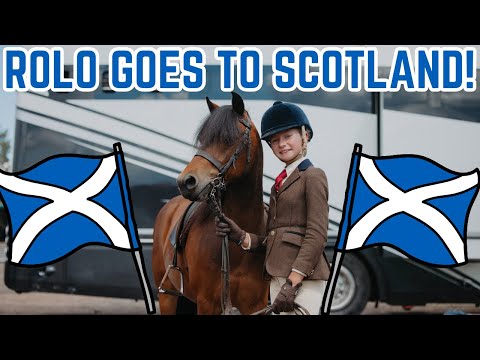 ROLO GOES TO SCOTLAND! FIRST TIME SLEEPING IN OUR HORSE BOX!