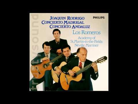 Joaquin Rodrigo Concerto Andaluz for 4 Guitars, Los Romeros