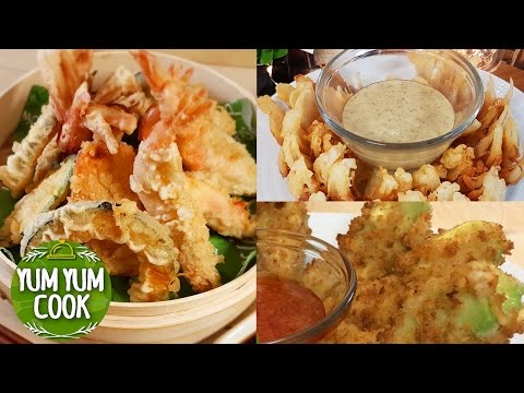 3 truques de tempura de sushi frito | YumYumCook