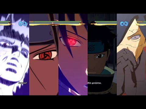 All Uchiha's Ultimate Jutsu's (English Dub) | Naruto Shippuden Ultimate Ninja Storm 4