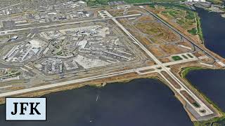 GEOGRAPHY OF JFK AIRPORT in 1 minute 🗺️