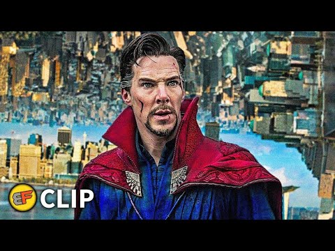 The Mirror Dimension - Manhattan Chase Scene | Doctor Strange (2016) IMAX Movie Clip HD 4K