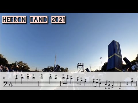 Hebron HS Band 2021 - Trombone transcription