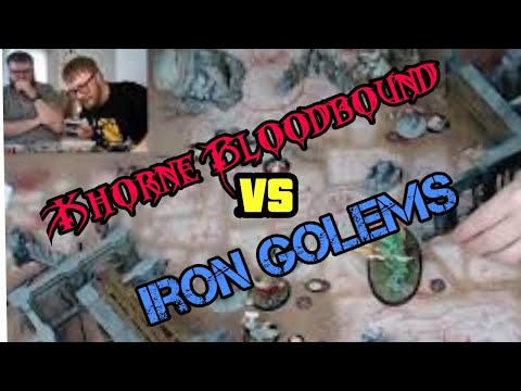 Let's Play Warcry: Khorne VS IronGolems 1000p