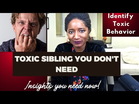 "IS MY SIBLING The PROBLEM?" |Toxic Family| Psychotherapy Crash Course