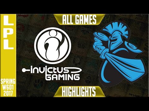 Invictus Gaming vs Newbee Highlights All Games - LPL Week 4 Day 1 Spring 2017 - IG vs NB All Games