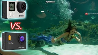 Apeman 4k Action Camera VS. GoPro