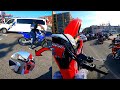 CRAZY PHILLY RIDEOUT OVER 500 BIKES!! *FIRST RIDEOUT ON CRF450R*