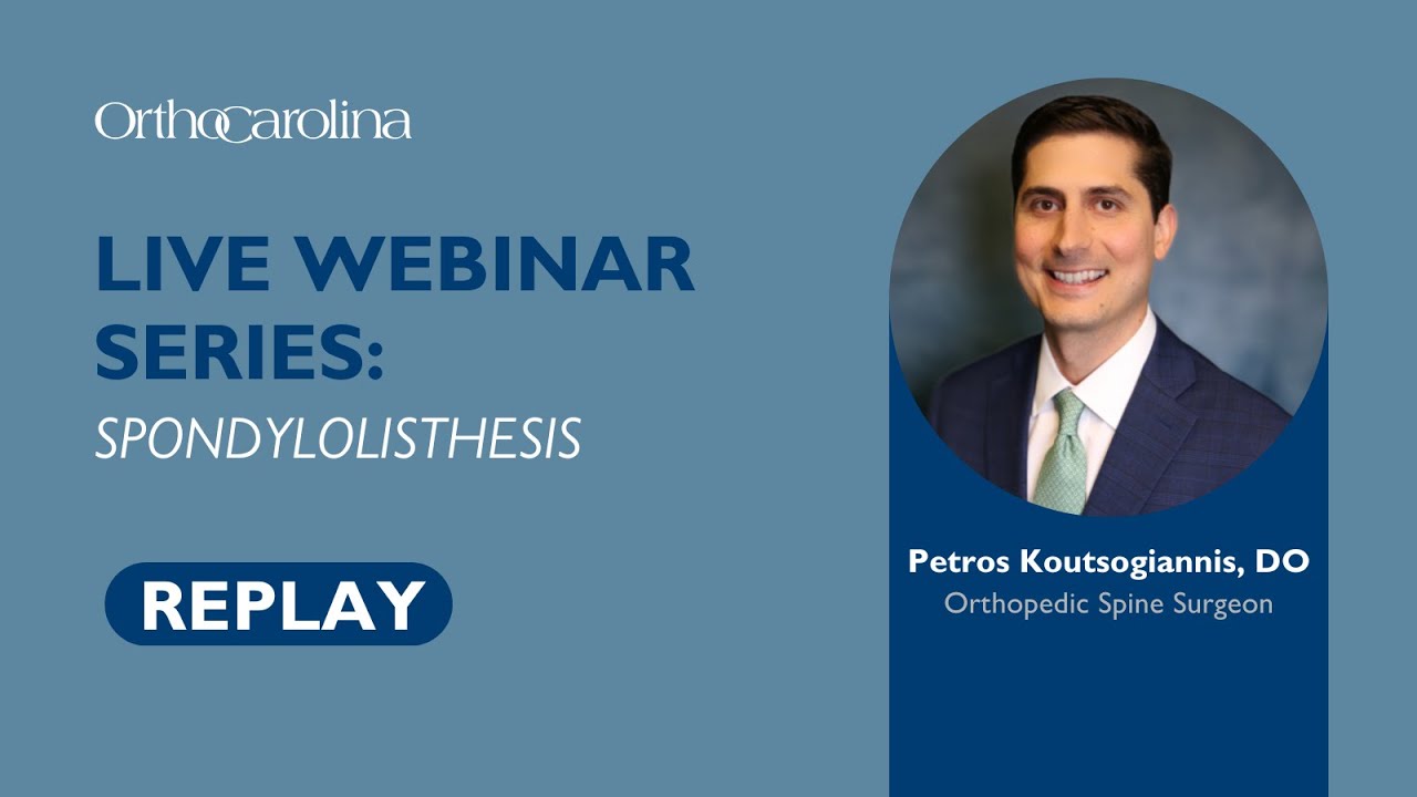 Spondylolisthesis with Dr. Koutsogiannis
