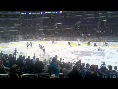 GO L.A. KINGS! 01/01/2011 STAPLES VS SHARKS