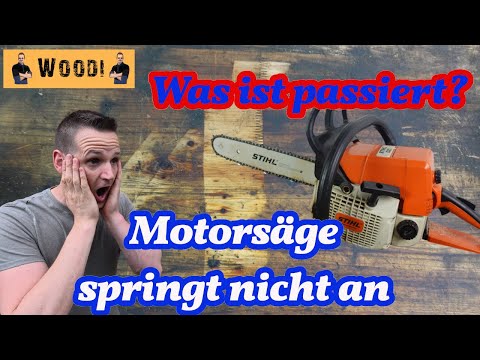Stihl 021 - Motorsäge läuft nicht - Schritt für Schritt Fehlersuche - Motorsäge springt nicht an